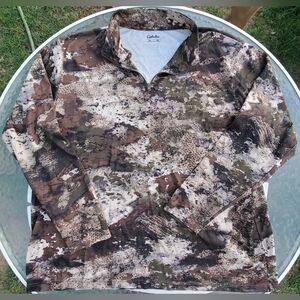 Cabella's Realtree Camo Long Sleeve Pullover 3XL Polyester Shirt. GPWC